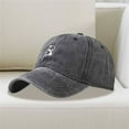 thumbnail image 1 of Embroidery Solid Color Duck Hat Trend Personality Outdoor Print Breathable Mesh Hat, 1 of 4