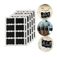 thumbnail image 3 of Chalkboard Labels for Jars - 40 Sticker PREMIUM Bundle Erasable White Chalk Marker - Decorate your Pantry, Storage & Office in Style with a Perfect Label for each Small or Large, 3 of 5