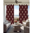 thumbnail image 6 of Retro Boho Blackout Curtains for Bedroom Living Room Darkening Curtains 84 Inch Length 2 Panels Set Vintage Ethnic Tribe Abstract Art Window Curtain Insulated Window Treatment Grommet Drapes 52"x84", 6 of 9