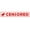 Red, variant on Printtoo Censored Self Inking Rubber Stamp Pre-Inked Office Stamp- Home Office Business Stationery, Black- 42 x 9 mm