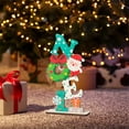 thumbnail image 2 of Adornos navideños de madera para la mesa Adornos de madera de Papá Noel Adornos navideños de Papá Noel para la mesa Adornos navideños para la mesa Adornos de madera, 2 of 5