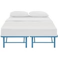 thumbnail image 5 of Modway Horizon Stainless Steel Queen Metal Bed Frame in Light Blue, 5 of 8