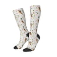 thumbnail image 2 of Haiem German Shepherd Dog Socks, Funny Novelty Crazy Design Cotton Socks Sports Socks Knee High Socks For Men, Women,1Pairs - Gift For Working Friends, 2 of 8