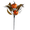 Dark Gray, variant on Eolstice Halloween Artificial Pumpkin Floral Pick, Spooky Branch with Dry Leaves Twigs, Fall Vase Filler for Home Table Centerpiece and Party Decor