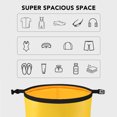 thumbnail image 3 of Bolsa seca impermeable de PVC TFixol 5L/10L/20L, saco seco con tapa enrollable para, 3 of 8