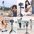 thumbnail image 2 of Tripod,Cold Mount Rotatable Screw Cold Mount Inch Screw Cold Alloy With 1/4 Ballhead Max. Load Tp-06 Portable Mount Rotatable Ballhead Live Video Stand Alloy With Portable Stick Stand Qisuo, 2 of 7