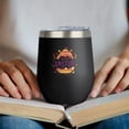 thumbnail image 2 of 12oz Easter Egg Tumbler with Lid & Straw, Insulated Stainless Steel Wine Cup, [Easter Theme] Print, 2 of 5