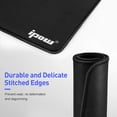 thumbnail image 2 of IPOW Mouse Pad with Stitched Edge, Premium-Textured Mouse Mat, Non-Slip Rubber Base Mousepad for Laptop, Computer & PC, 10.2 x 8.3 x 0.08 inches, Black, 2 of 7