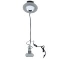 thumbnail image 1 of Lámpara de escritorio con clip de protección ocular LED Anillo USB plateado Luz de lectura con clip creativo Luz de atenuación Luz de relleno de aprendizaje, 1 of 10