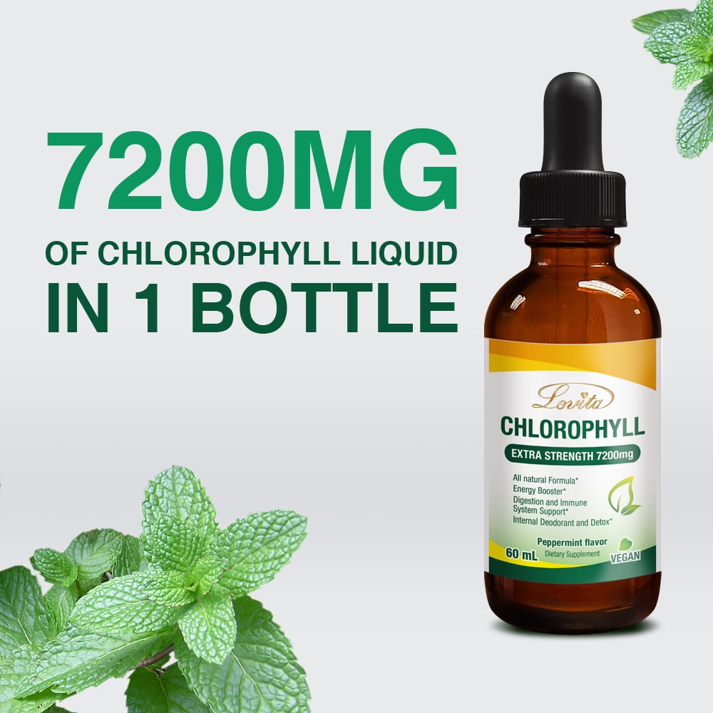 Buy Lovita Liquid Chlorophyll 7200mg, All Natural Formula of