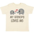 thumbnail image 3 of Inktastic My Grandpa Loves Me Boys or Girls Toddler T-Shirt, 3 of 5