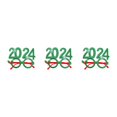 thumbnail image 2 of Redempat Stand Out In Style With 2024 Glasses Frame Party Supplies Included Universal Size Funny Shape Wide Applications green 3Set, 2 of 6