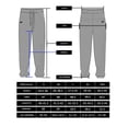 thumbnail image 3 of Pantalones de chándal Bilitry BIBONG para hombre, estilo chino cargo, algodón, caqui, XXL, 3 of 9