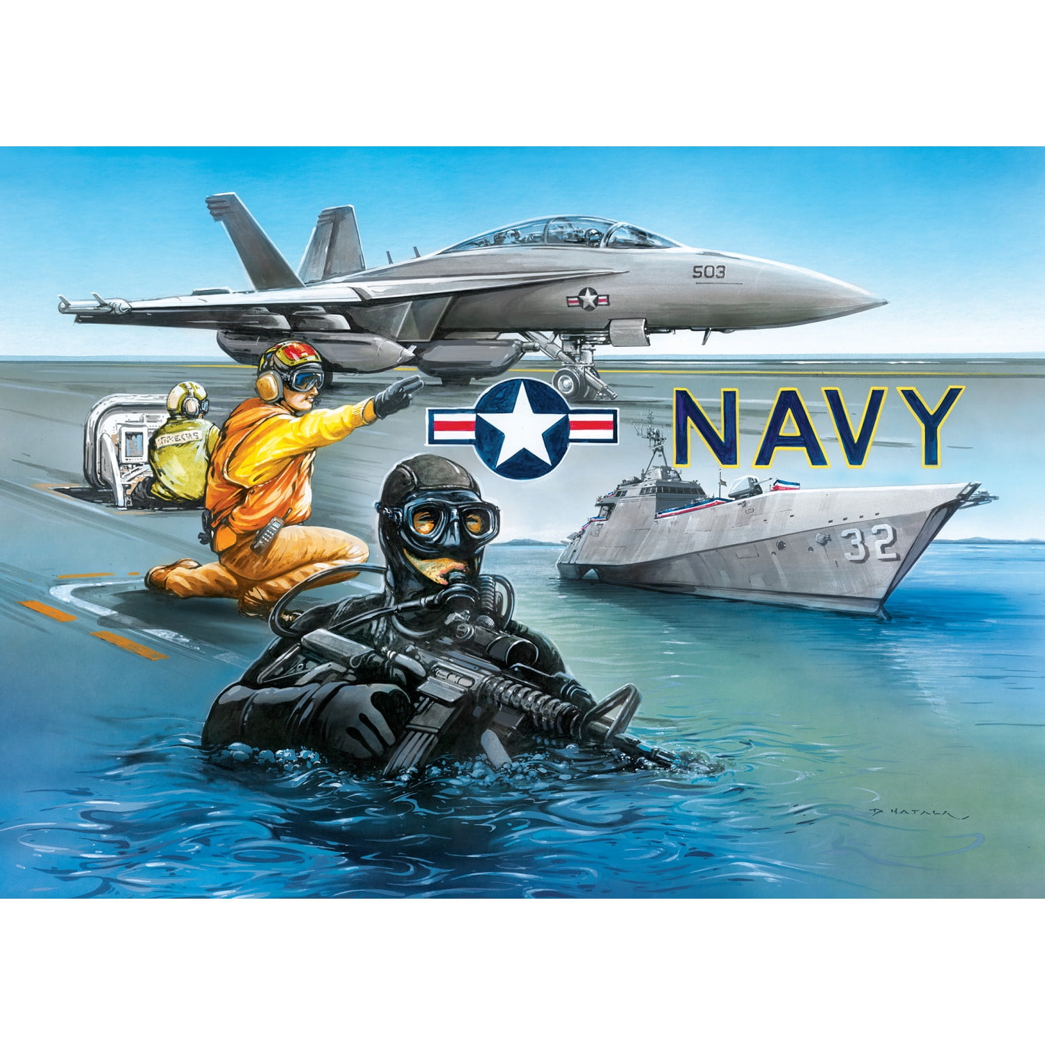 MasterPieces 1000 Piece Jigsaw Puzzle - Army Firepower