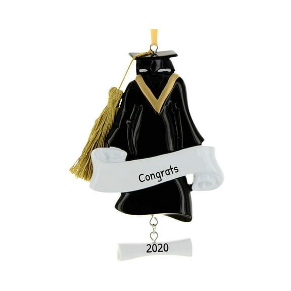 Personalized Graduation Ornament 2024 - Class of 2024 Ornament, Graduation Gown Christmas Ornament