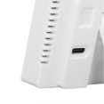 thumbnail image 3 of Digital Alarm Clock LED Mirror Electronic Clock USB Power Temperature Humidity Monitors Alarm for Home Desktop Office White, 3 of 3