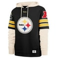 thumbnail image 2 of Men's '47  Black Pittsburgh Steelers Split Zone Cornerback Duo Hoodie, 2 of 3