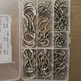 thumbnail image 4 of 150 Pcs Crochets à Vis en Zinc pour Suspendre Design Simple Forme de Point d'Interrogation Usage Intérieur Extérieur, 4 of 9