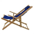 thumbnail image 3 of Sling Chair Natural Frame-Royal Blue Canvas, 3 of 7