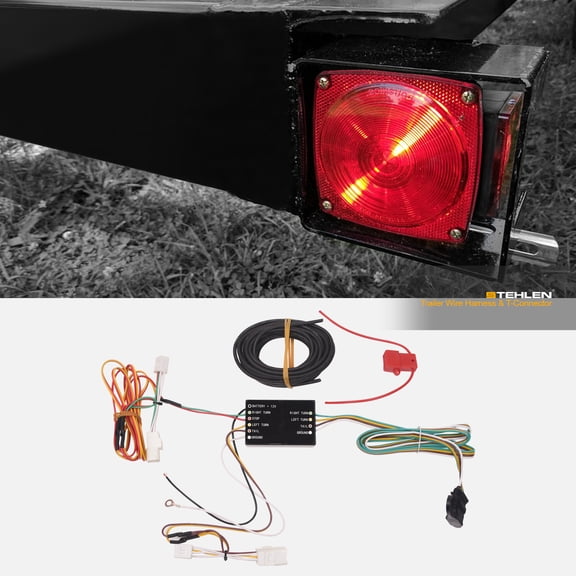 Stehlen 733469495444 Trailer Tow Hitch 4 Way Flat Wiring Harness T-Connector For 2006-2012 Toyota RAV4