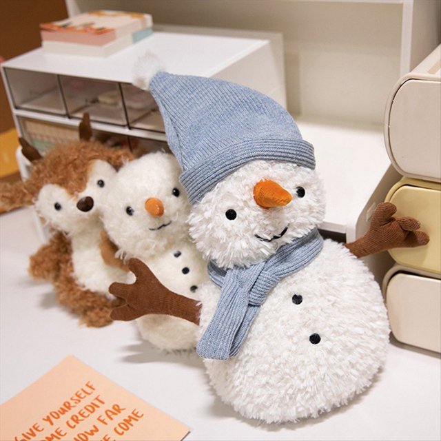 Muñeco de Peluche Navideño, Regalo, Muñeco , Adorno de Escritorio, Decoración de Sofá, Adornos para el Hogar, Ciervo