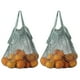thumbnail image 1 of Bienvenido Bolsa de hilo de algodón bolsa de frutas y verduras bolsa de malla de compras portátil simple, 1 of 5