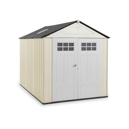 Rubbermaid Outdoor Large Storage Shed, Beige, 7 ft. x 10 ft.