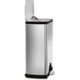 thumbnail image 3 of simplehuman 50 Liter / 13.0 Gallon Rectangular Kitchen Step Trash Can, Brushed Stainless Steel, 3 of 6