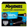 thumbnail image 1 of Ninjamas Boys Bedwetting Nighttime Underwear, Size L (64-95+ lbs), 1 of 26
