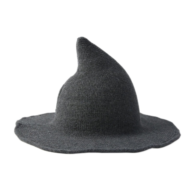 Modern Witch Hat Wool Halloween Knit 