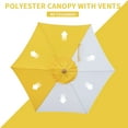 thumbnail image 5 of Ainfox 7.5ft Beach Round Market Patio Umbrellas, UV Resistant, 5 of 8