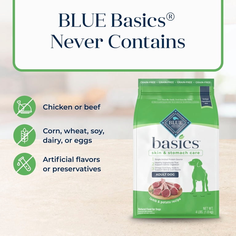 Blue Buffalo Basics Adult Grain Free Dry Dog Food, Lamb photo 6