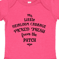 thumbnail image 4 of Inktastic My Little Heirloom Cabbage Picked Fresh from the Patch Boys or Girls Baby Bodysuit, 4 of 5