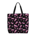 thumbnail image 1 of Balery Breast Cancer Awareness Bolsa de Mano para Mujeres con Cremallera, Bolsa de Gimnasio con Compartimentos, Bolsa para Laptop, Bolsa para Trabajo, 1 of 7