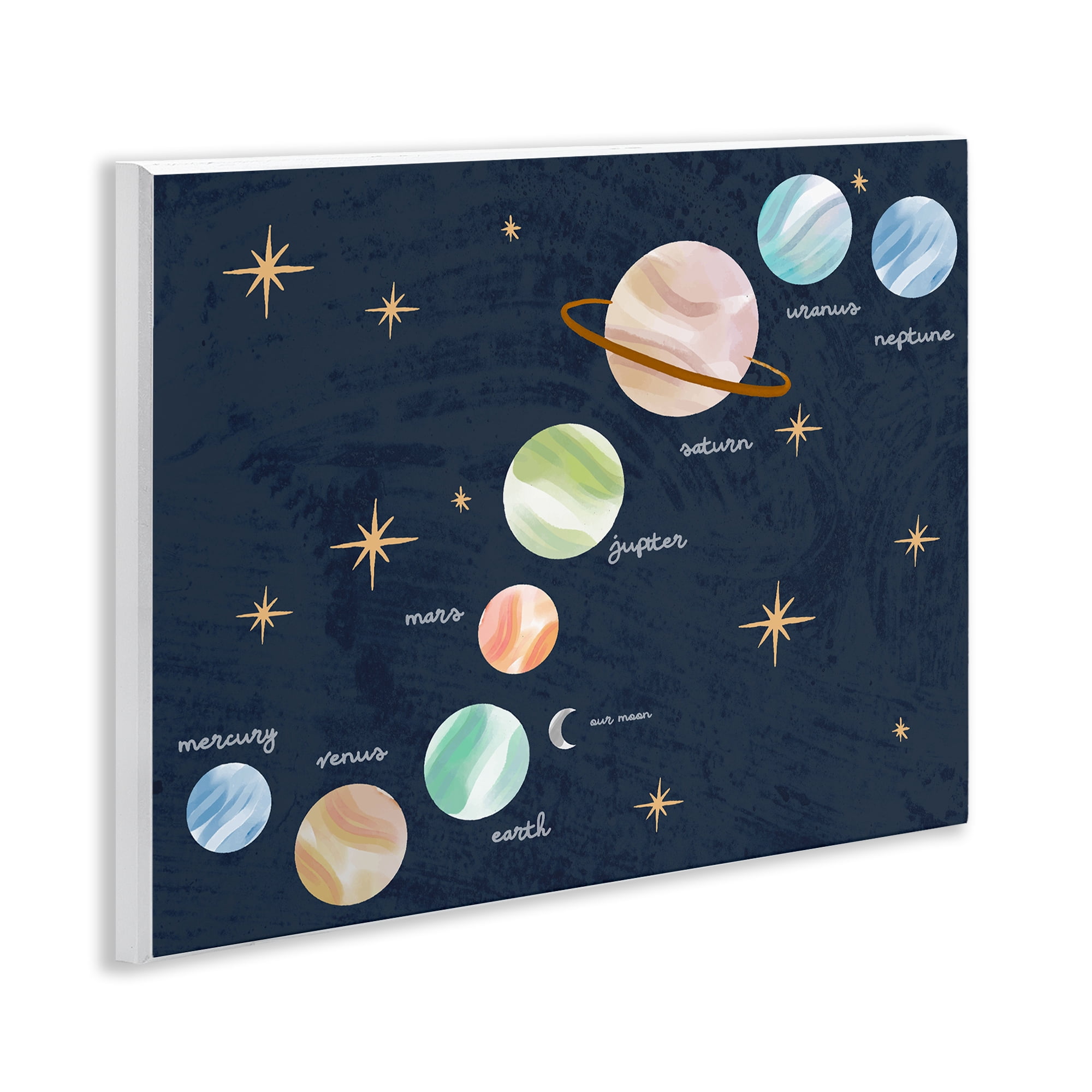 Stupell Industries Educational Space System Wall Plaque Art, design by Lil' Rue