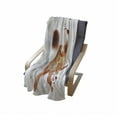 thumbnail image 4 of Coffee Art Soft Flannel Fleece Blanket, Wild Animal from Spilled Hot Beverage Stain Latte Cappuccino, Cozy Plush for Indoor and Outdoor Use, 70" x 90", Burnt Sienna White and Black, by Ambesonne, 4 of 6