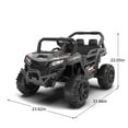 thumbnail image 7 of iRerts 12v Ride on Cars with Remote Control, Electric Ride on Toys UTV for Kids Boys Girls Ages 3-5 Gifts, Kids Cars Ride on Vehicles with Bluetooth, MP3 Music Playback, LED Light, Horn, Black, 7 of 7