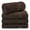 Brown, variant on Cotton Paradise 100% Cotton 4 Piece Turkish Bath Towel Set, Soft Plush Towels Clearance Bathroom Set, Sage Green