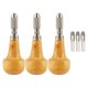 thumbnail image 1 of 3 Pieces Pin Vise Set with Precision Chuck Wood, 1 of 5