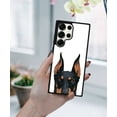 thumbnail image 5 of WIRESTER Shockproof Soft Rubber Cover Case for Samsung Galaxy S25 Ultra 6.8" 2025, Animal Black Rust Doberman Pinscher Dog, 5 of 5