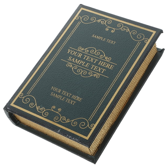 Libro antiguo falso, libro de imitación, adorno, modelo de libro, modelo de libro de imitación para el hogar