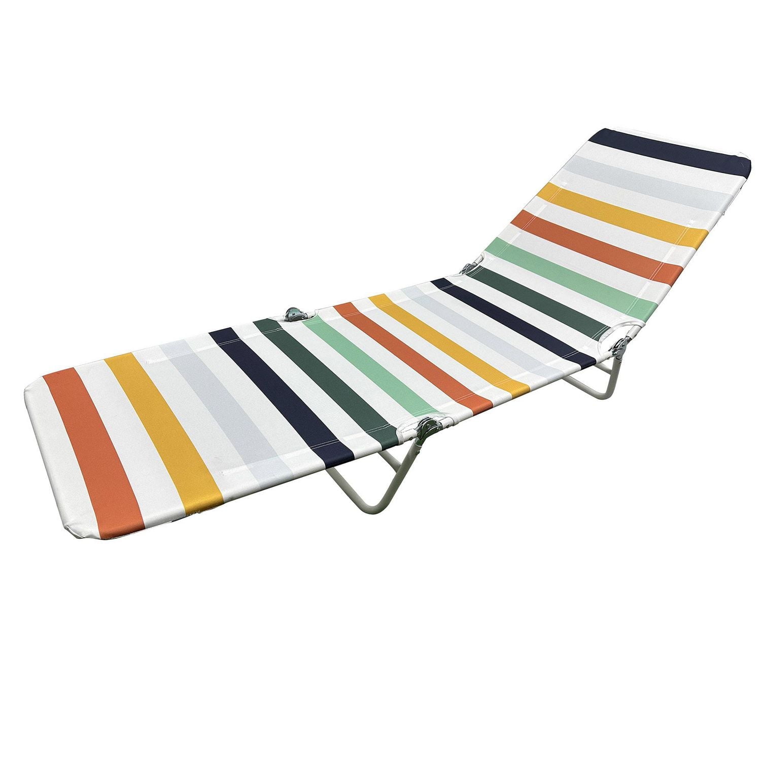 Fabric Beach Lounger,Multi stripe