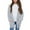 Gray, variant on Posijego Girls Fleece Cardigans Long Sleeve Fuzzy Open Front Soft Cardigan Jacket Outerwear with Pockets