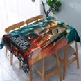 thumbnail image 2 of The Bad Batch-theme square tablecloth has an iconic print, fits most tables, and is easy to care for perfect gifts for fans friends and family，55" x 71"（140*180cm）, 2 of 6