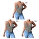 thumbnail image 3 of Chaleco de mujer Qarigey CBP228772 Gris 3XL 3piezas, 3 of 5