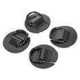 thumbnail image 3 of 2x4x D Anillos Parche PVC Cubierta Accesorios Cordón Hebillas Para Barco Bote Tabla De Surf Negro, 3 of 8