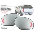thumbnail image 2 of APA Replacement Mirror Glass Power Heated with LED Signal for 2007 - 2014 SIERRA YUKON ESCALADE Right Left Pair GM1323353 GM1323652 GM1325138 GM1323349 GM1323354 GM1324138, 2 of 9