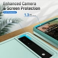 thumbnail image 5 of Feishell Case Fit for Google Pixel 6a 6.1 inch,Military Grade Shockproof Protection Hybrid Armor Double Layer Hard PC + Soft TPU Drop Resistant Anti-Fingerprint Phone Cover,Green, 5 of 6