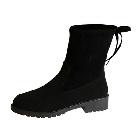 

Jungdeepe Women s Autumn And Winter Fashion Round Head Womens Extra Wide Western Boots Boots Extra Wide Calf Women Western Fashion Boot Womens Wide Calf Riding Boots Size 11 Cowboy Boot Knee High