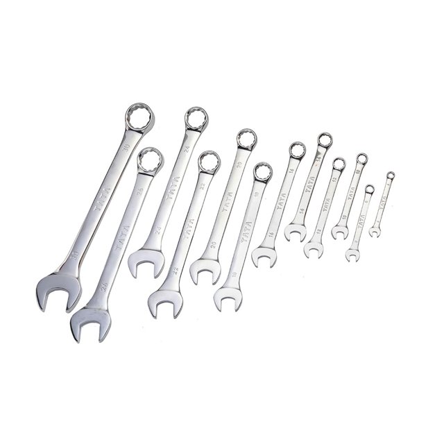 Combination Spanner Set Of 12 - Box Pack | Chrome Vanadium Steel, Extra Advantages, Easy To Carry Case, Versatile, Clockwise & Anticlockwise Spanner | Multipurpose Spanner Tool Kit